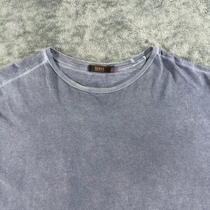 Agave Denim Men’s Skeg Short Sleeve Slub Jersey Crew T-Shirt XL Washed Blue